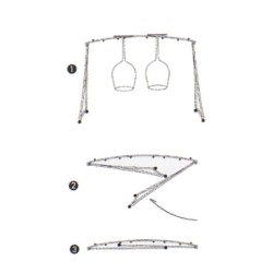 Glastrrestativ /Egouttoir  verres de dgustation