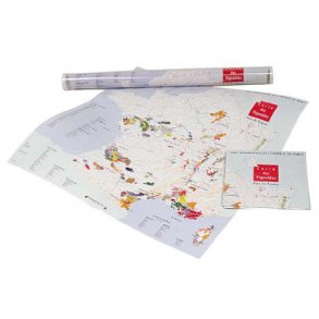 Vinkort over Frankrig / Carte des vignobles